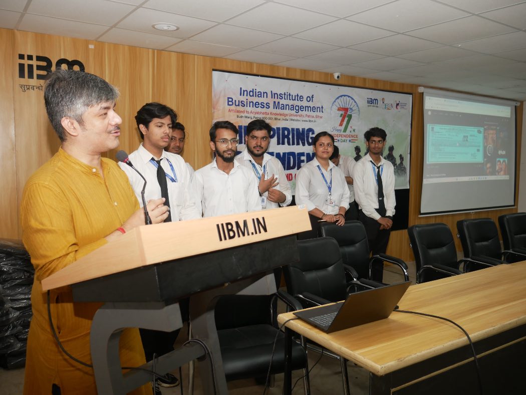 IIBM Celebrates Independence Day 2024 with Patriotism and Community Spirit